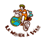 Logo le monde à vélo