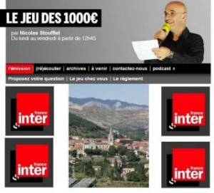 Jeu des 1000 euros France Inter Laragne