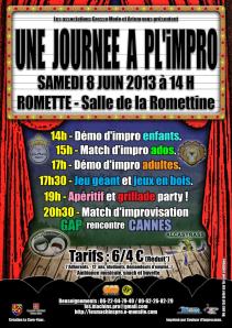 Une journée à Pl'impro Romette