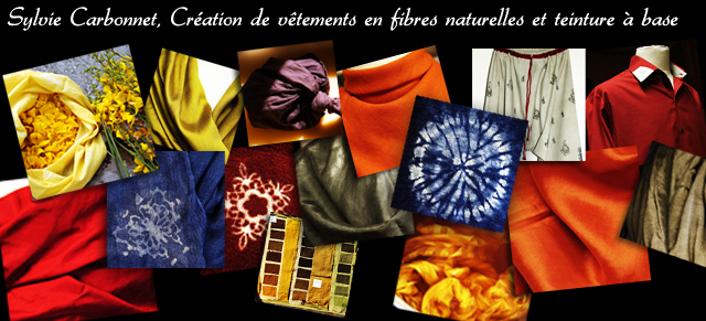 Sylvie Carbonnet création vêtements tissus bio