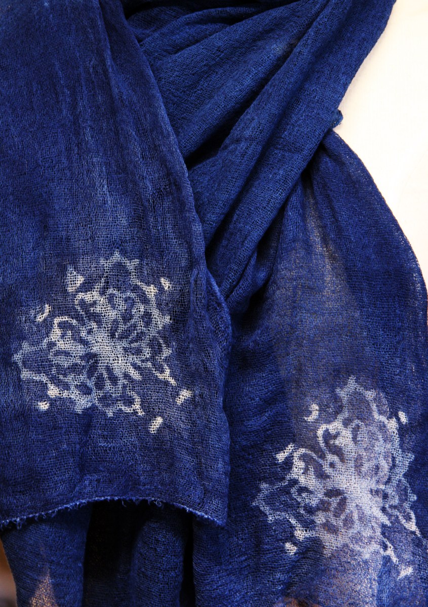 Foulard gaze de coton