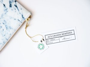 Aux Grands Remèdes - Paris - pochette, trousse, blague à tabac - clutch, pouch, tobacco pouch