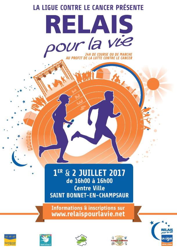 Relais pour la vie 2017 - Ligue contre le cancer - Ca bouge dans le 05
